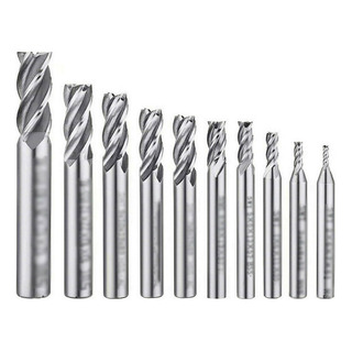 10 Brocas De Fresa De Extremo De 4 Flautas Hss For P 10 Brocas De Fresa De Extremo De 4 Flautas Hss For P