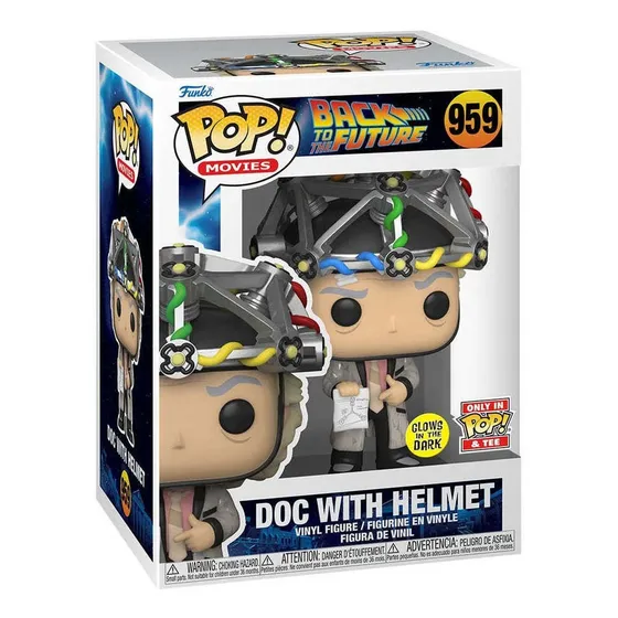 Funko Pop Volver Al Futuro Doc Helmet Glow In Dark