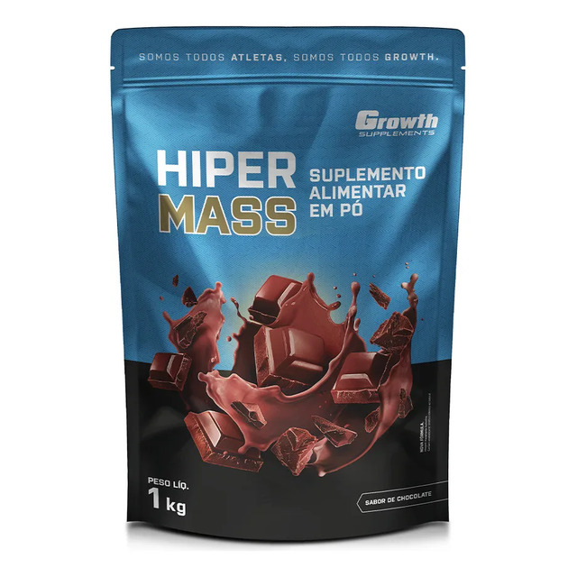 Hiper Mass 1kg Growth Supplements - Sabor Chocolate Hiper Mass 1kg Growth Supplements - Sabor Chocolate