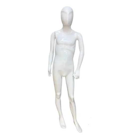 Maniquí De Niño Alien Usado Blanco De Fibra De Vidrio 