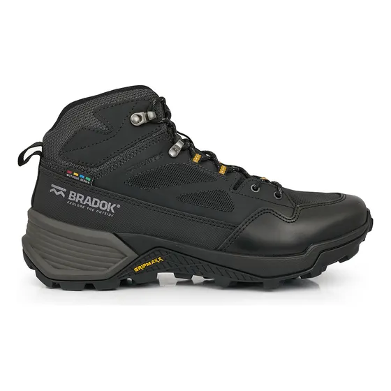 Borcego Hombre Trekking Cuero Botita Zapatilla Trail Bradok