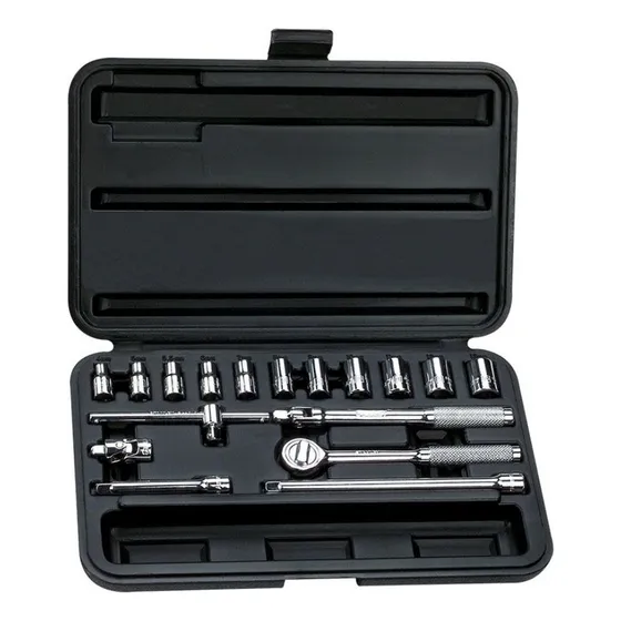 Kit Ratchet Y Dados 14  18 Pzas Stanley