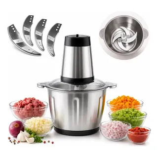 Multiprocessador Alimentos Triturador Carne Legumes Elétrico Multiprocessador In
