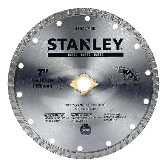 Disco Diamantado 7'' Turbo Sta47700l Stanley