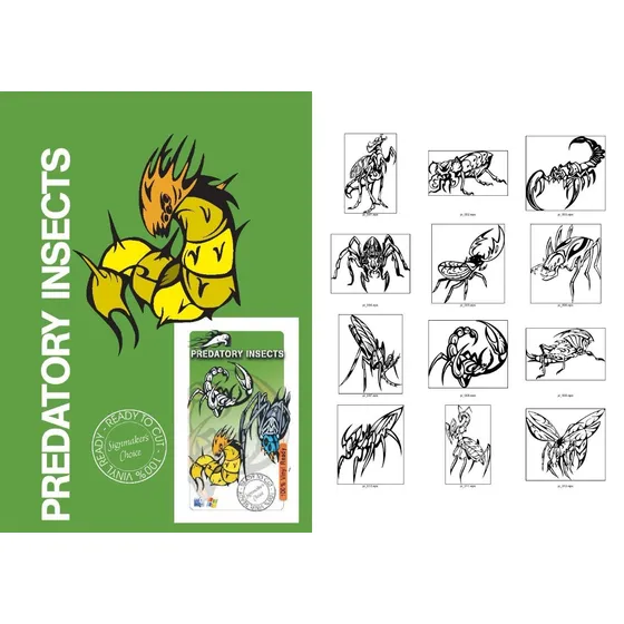 124 Archivos Dxf Cdr Ai Eps Swf Cnc Laser Insects&racings