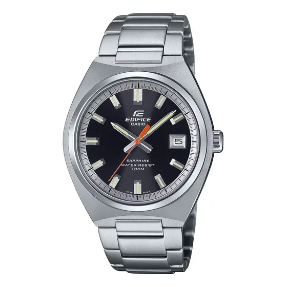 Reloj Hombre Casio Efb-109d-1avdf Edifice Correa Plateado Bisel Plateado Fondo Negro | Cuotas sin interés