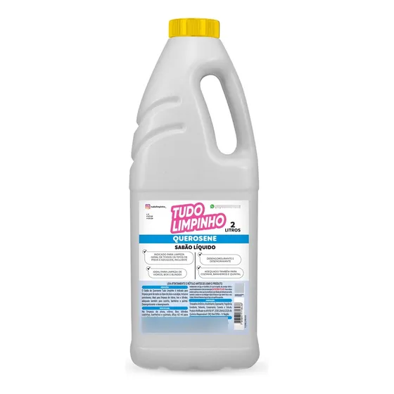 Sabão Querosene Liquido 2lt Limpa Pisos Tudo Limpinho