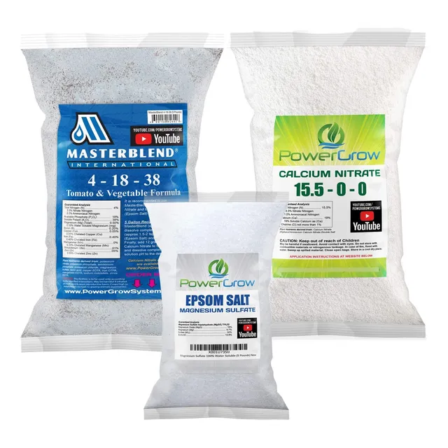 Kit De Fertilizantes Completo Masterblend 4-18-38 Hidroponia