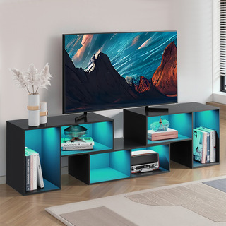 Mueble Para Tv Moderno Minimalista Escalable Con Led 140 Cm Mueble Para Tv Moderno Minimalista Escalable Con Led 140 Cm