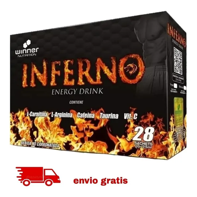 Inferno Quemador De Grasa 28 Sachets ¡ Envio Gratis !