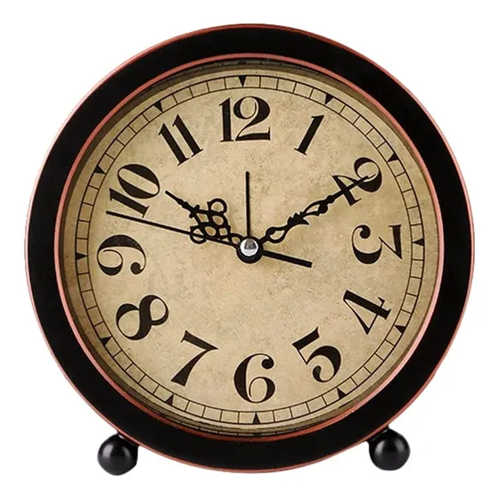Reloj Despertador Retro Mesa Escritorio Casa Dormitorio Luz