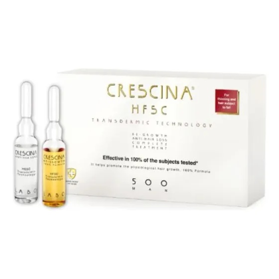 Pack Crescina Tratamiento Re-growth Men Shampoo+masajeador