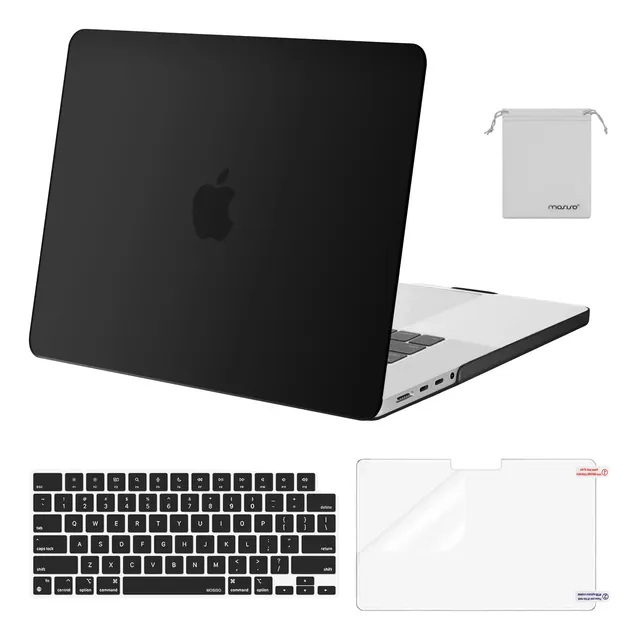 Carcasa Protectora Para Macbook Pro 16 Negra A2780 A2991