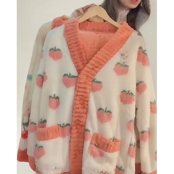 Pijamas De Felpa Completo Para Mujer Envío A Provincia