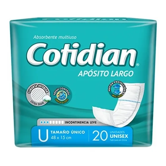 Apósito Cotidian Largo X 20 Unidades