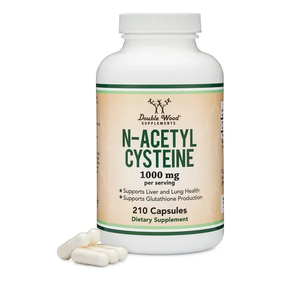 Suplemento Nac N-acetilcisteína Double Wood 210 Cáp 1000 Mg