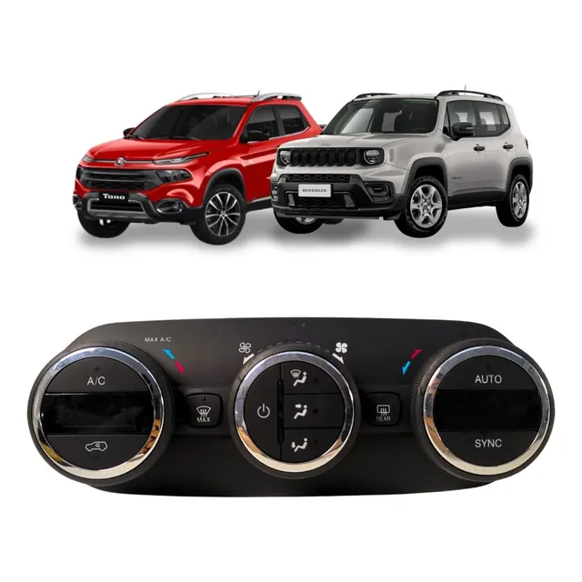 Comando Ar Condicionado Digital Toro Renegade 2017 Á 2020