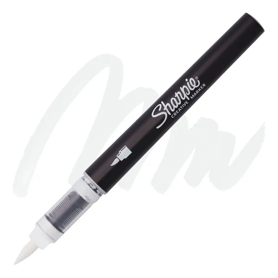 6 Marcadores Blanco De Acrílico Sharpie Creative Punta Brush