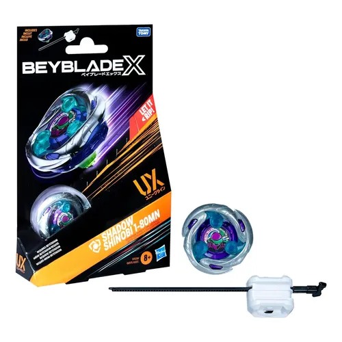 shadowページ(*ˊ˘ˋ*) Starter Pack Beyblade X Shadow Shinobi 1-80mn Ux W/ Launcher