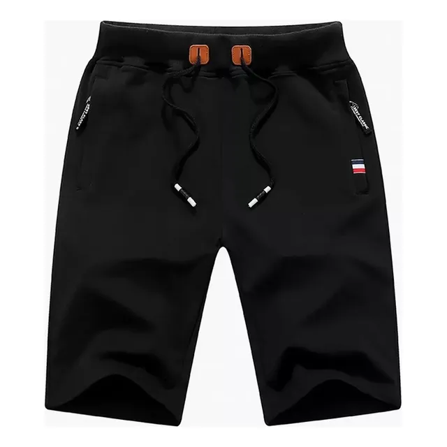Bermudas Elástico Bolsas Con Cierre Short Deportivo Casual