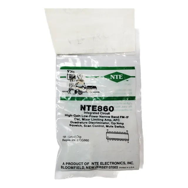 Nte860 Mc3359p Ic High Gain Low Power Narrow Band Fm If
