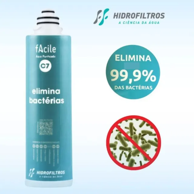 Refil Purificador Avb Shop C7 Facile Prata 12 Meses 40l/h.