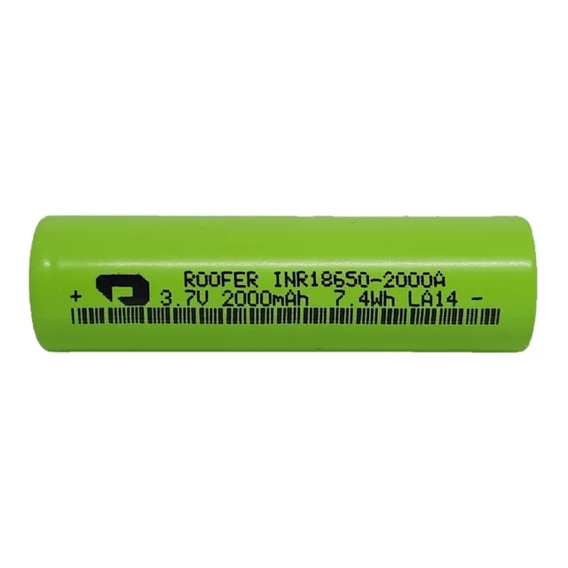 Batería Recargable 18650 Litio 3,7 V 2000mah, Picua Outdoor