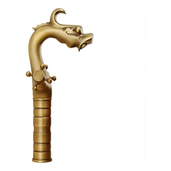 Grifo Lavabo Baño Agua Fria Caliente Doble Manija Laton