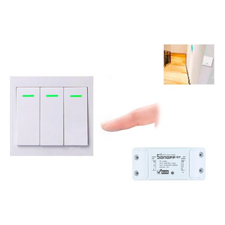 Sonoff Interruptor De 3 Botones Inalambrico Panel De Pared Sonoff Interruptor De 3 Botones Inalambrico Panel De Pared