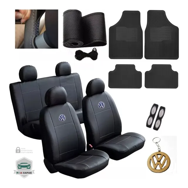 Kit Proteção Capa + Volante + Tapete Gol 92/93/94/95/96