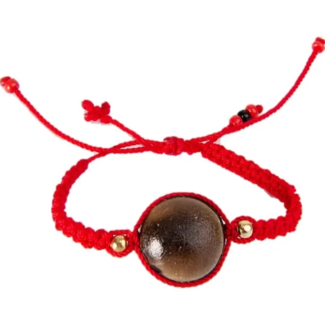 Pulsera De Protección Ojo De Buey O Pepa De Zamuro 