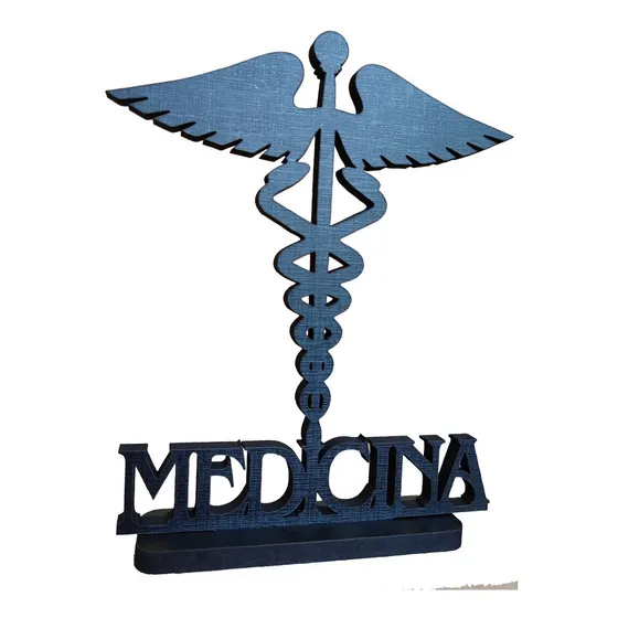 Emblema De Mesa, Símbolo Profissão Medicina Formatura