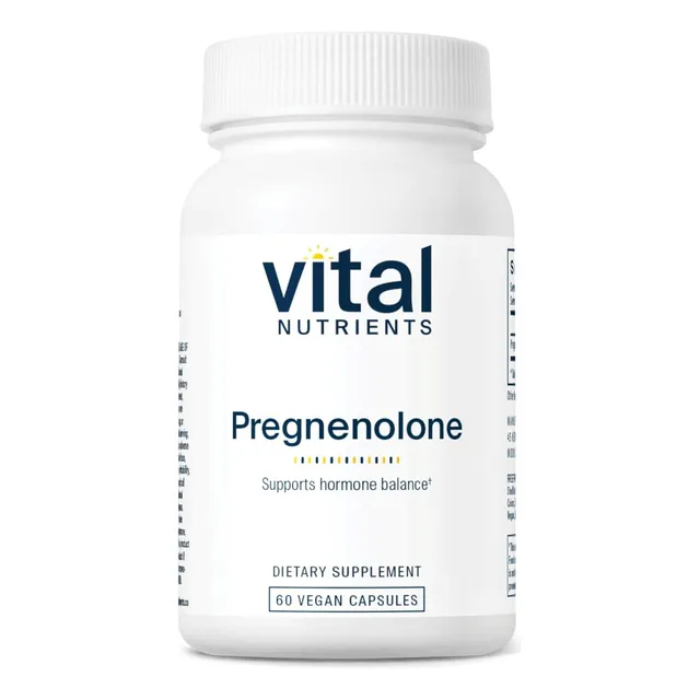 Pregnenolona Vital Nutrients 60 Cápsulas Veganas