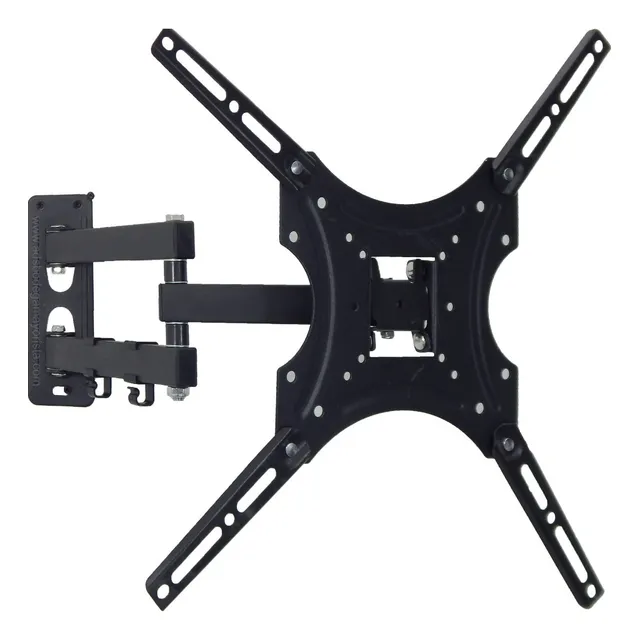 Soporte Para Television De 32 A 55 Ultradelgado Con Brazo Color Negro