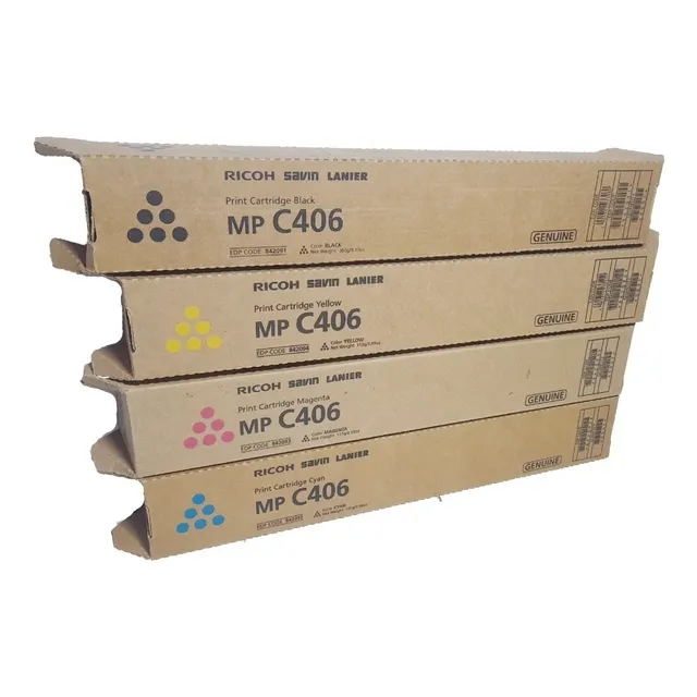 Toner Ricoh Mp C306 C406 Kit De 4 Original Nuevo 