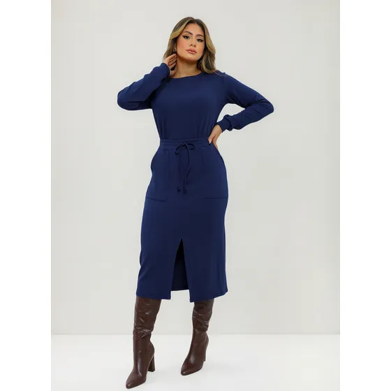 Conjunto Saia E Blusa Feminino Jaed - Estilo Elegante
