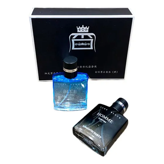 Kit 2 Perfumes Caballero Pure Black & Pure Homme