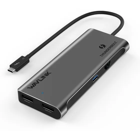 Dockstation Thunderbolt 3, Displayport, Hdmi, Rj45, Usb 3.0