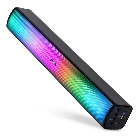 Caixa De Som Bluetooth Led Soundbar P2 Tv Notebook Estereo