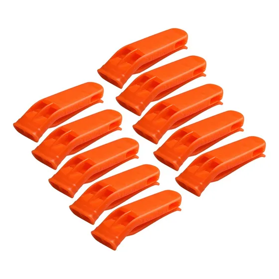10 Pzs Silbato 2tono Emergencia Auxilio Supervivencia Rescat