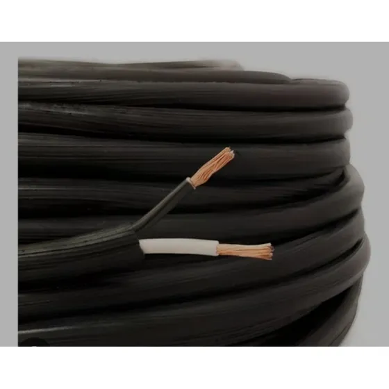 Cable De Cobre Uso Rudo 2x10 Negro