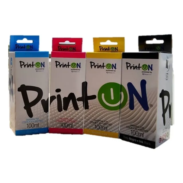 Tinta Liquida Universal Printon 100ml Hp Canon Brother Epson