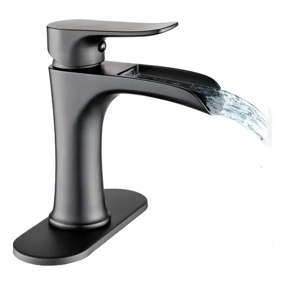Grifería Para Lavatorio De Baño Gadnic Canilla Acabado Mate Monocomando
