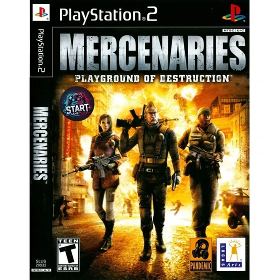 Mercenaries Playground Of Destruction - Ps2