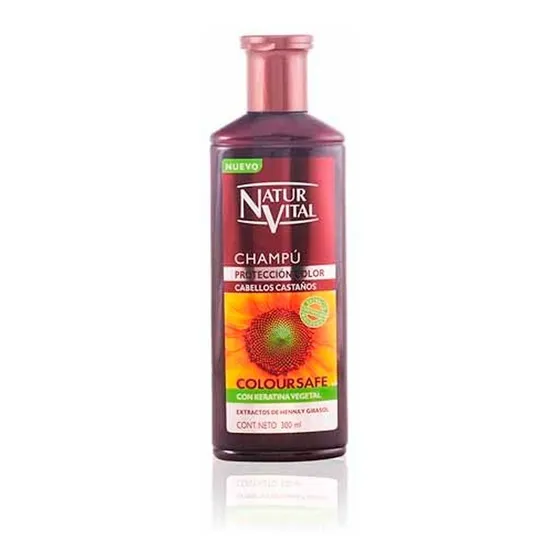 Champú Henna Naturaleza Y Vida Castaños - mL a $93
