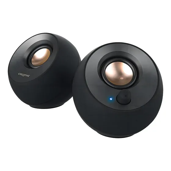Parlante Creative Pebble Speaker Negro 2.0 | Cuotas sin interés