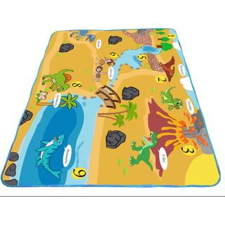 Tapete Bebé Alfombra Carretera Dinosaurios Ciudad Educativo Mostaza Tapete Bebé Alfombra Carretera Dinosaurios Ciudad Educativo Mostaza