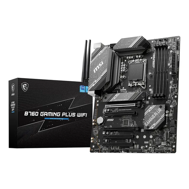 Tarjeta Madre Msi B760 Gaming Plus Atx Intel 13thGen Negro