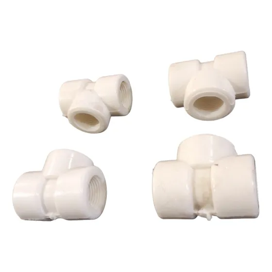 Tee Plastica Pvc De 1/2 Rosca Pack De 4 Unidades