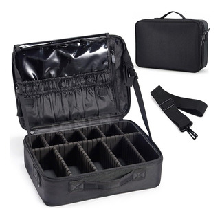 Estuche De Maquillaje De Viaje Profesional Con Divisores L Estuche De Maquillaje De Viaje Profesional Con Divisores L